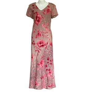 Molly Malloy Vintage Floral Maxi Dress Size 8
